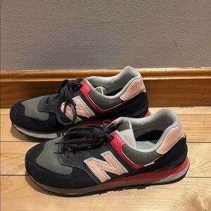 New Balance Black and Pink Athletic Shoes